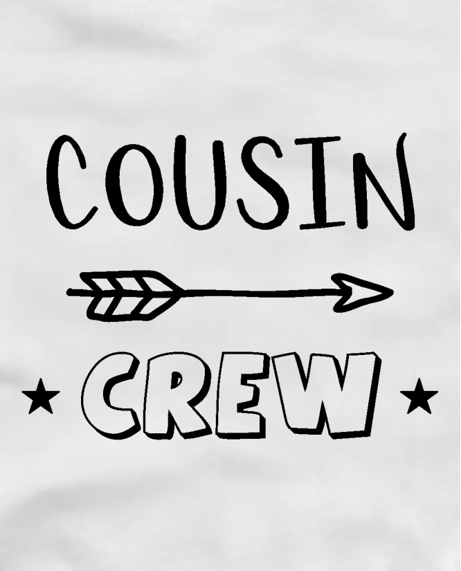  Marškinėliai Cousin crew